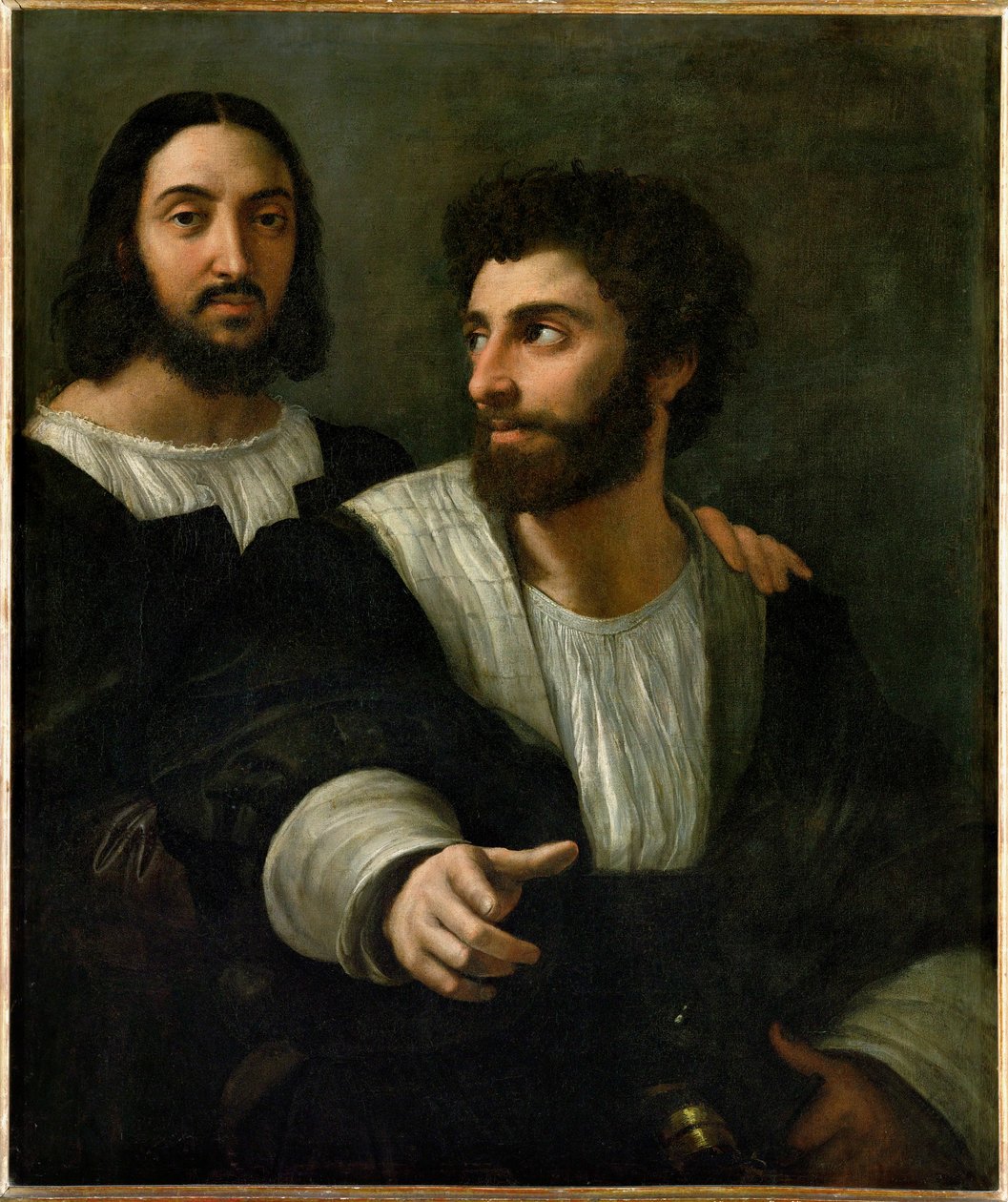 Raffael e il suo maestro di scherma ... da Raphael (1483 1520)