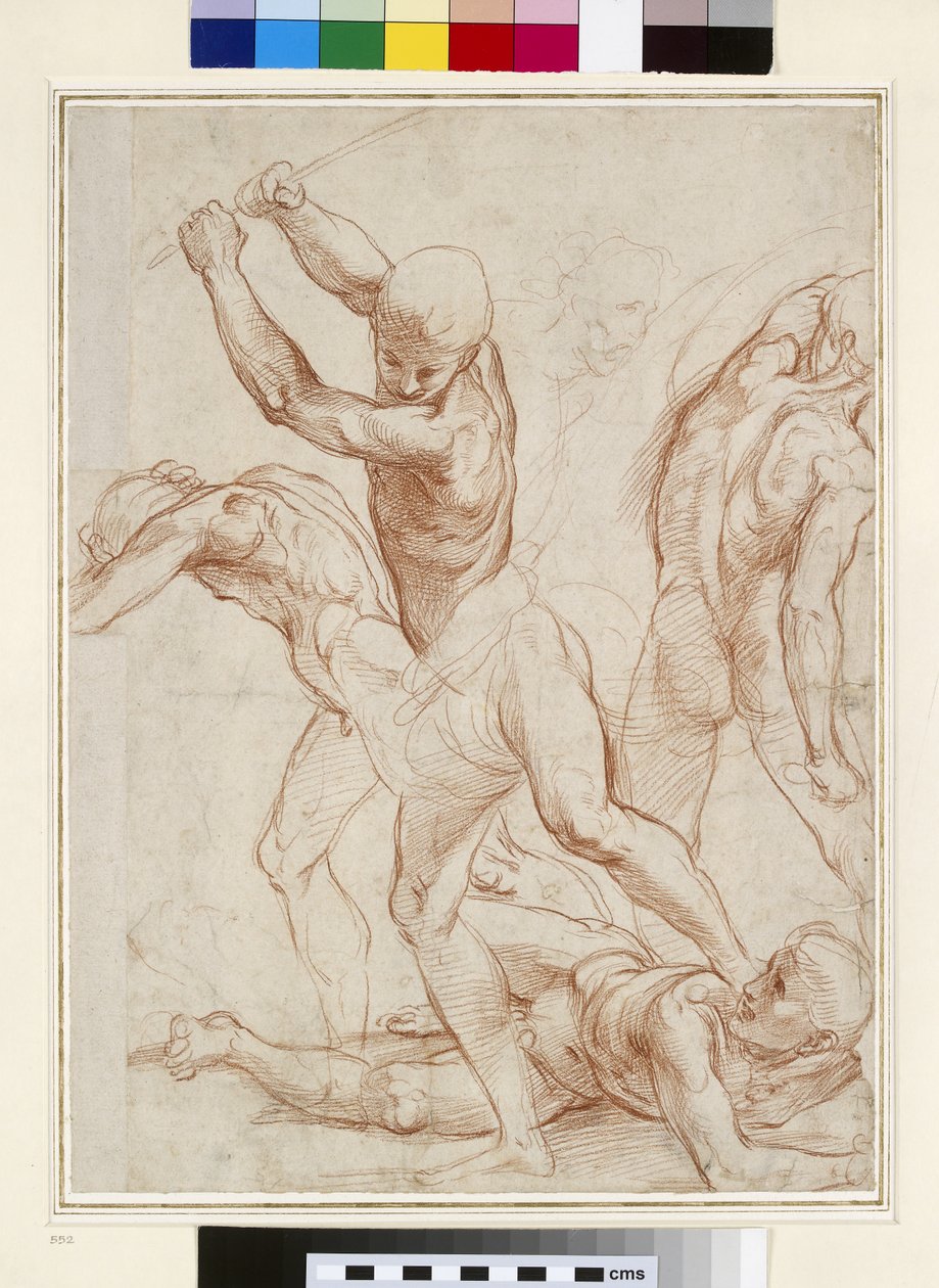 Combattimento di uomini nudi da Raffaello Sanzio Raphael