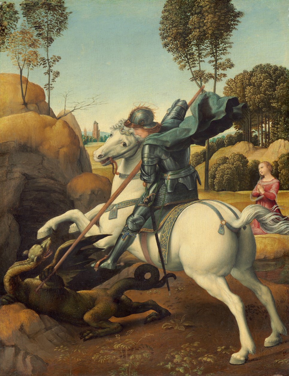 San Giorgio e il drago da Raphael