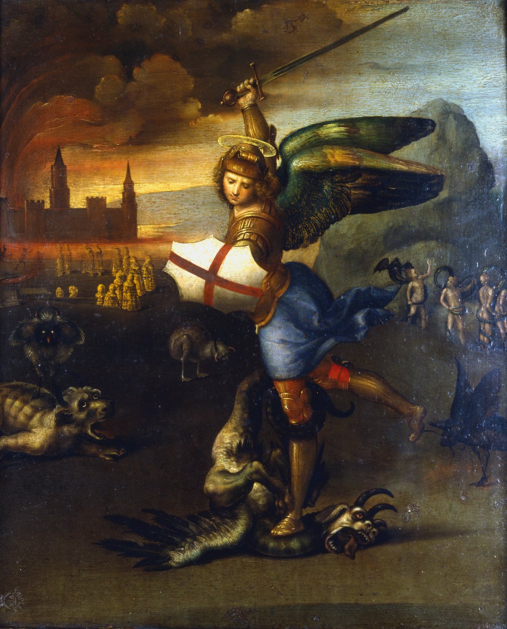 San Michele Arcangelo, c. 1503-1504 da Raphael