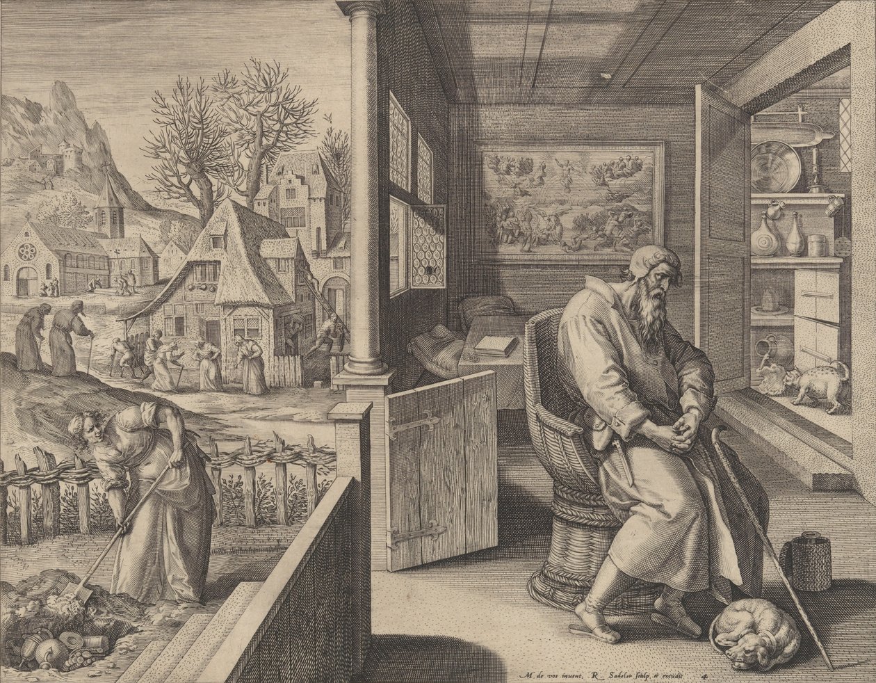 Dolore da Raphael Sadeler