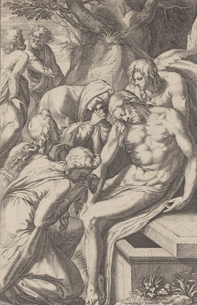 Il compianto da Raphael Sadeler
