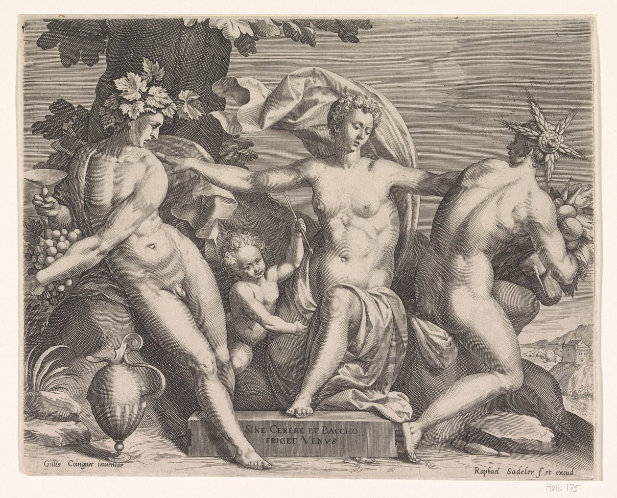 Venere, Bacco e Cerere da Raphaël Sadeler (I)