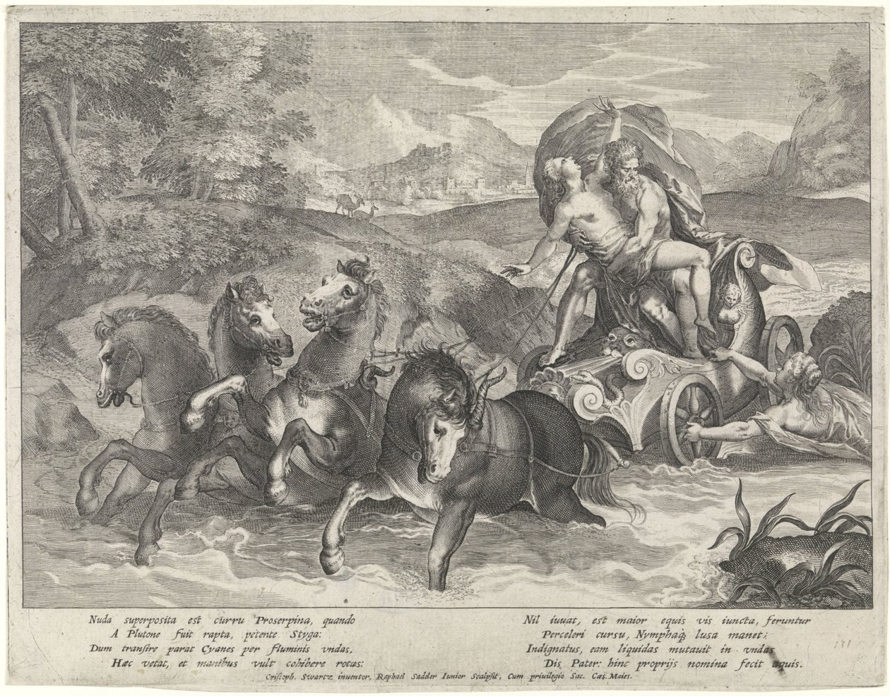 Ratto di Proserpina da Raphaël Sadeler (II)