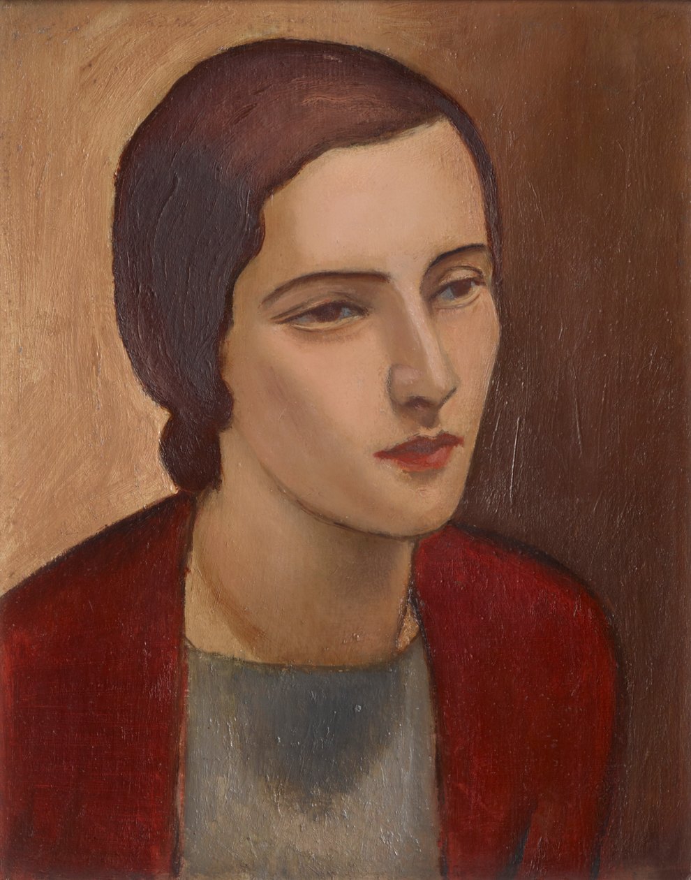 Testa di una ragazza da Raymond McIntyre