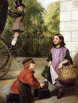 Il lustrascarpe da Rebecca Solomon