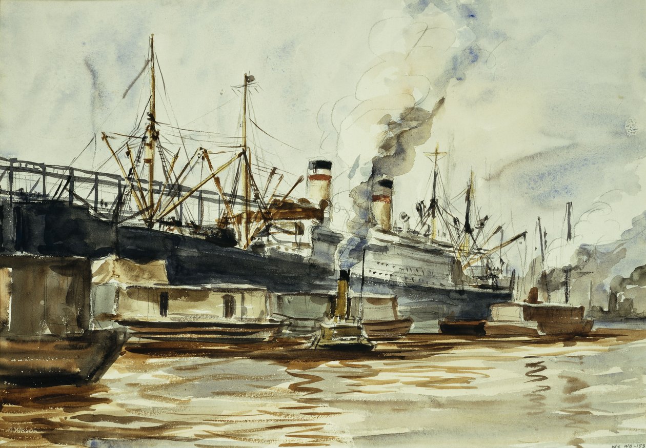 Scena del molo da Reginald Marsh