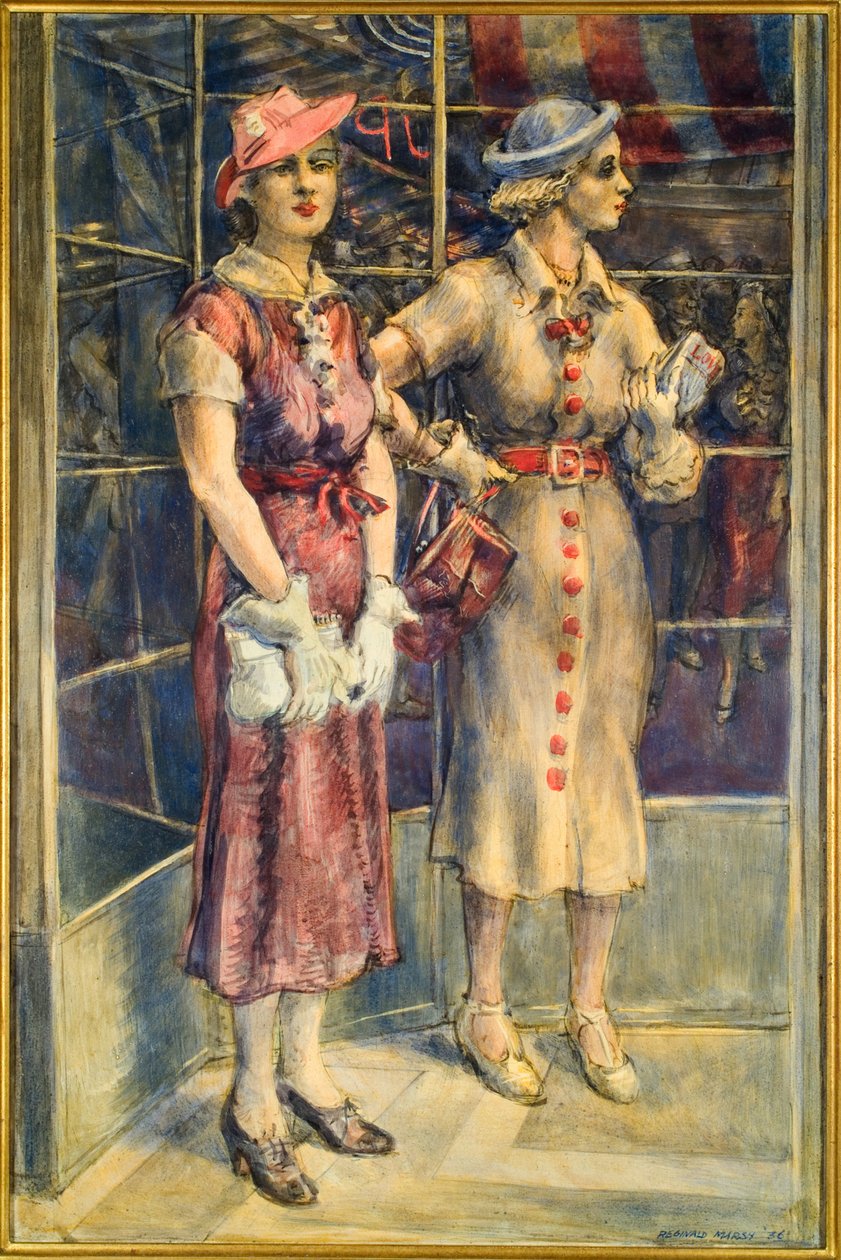 Pulsanti rossi da Reginald Marsh