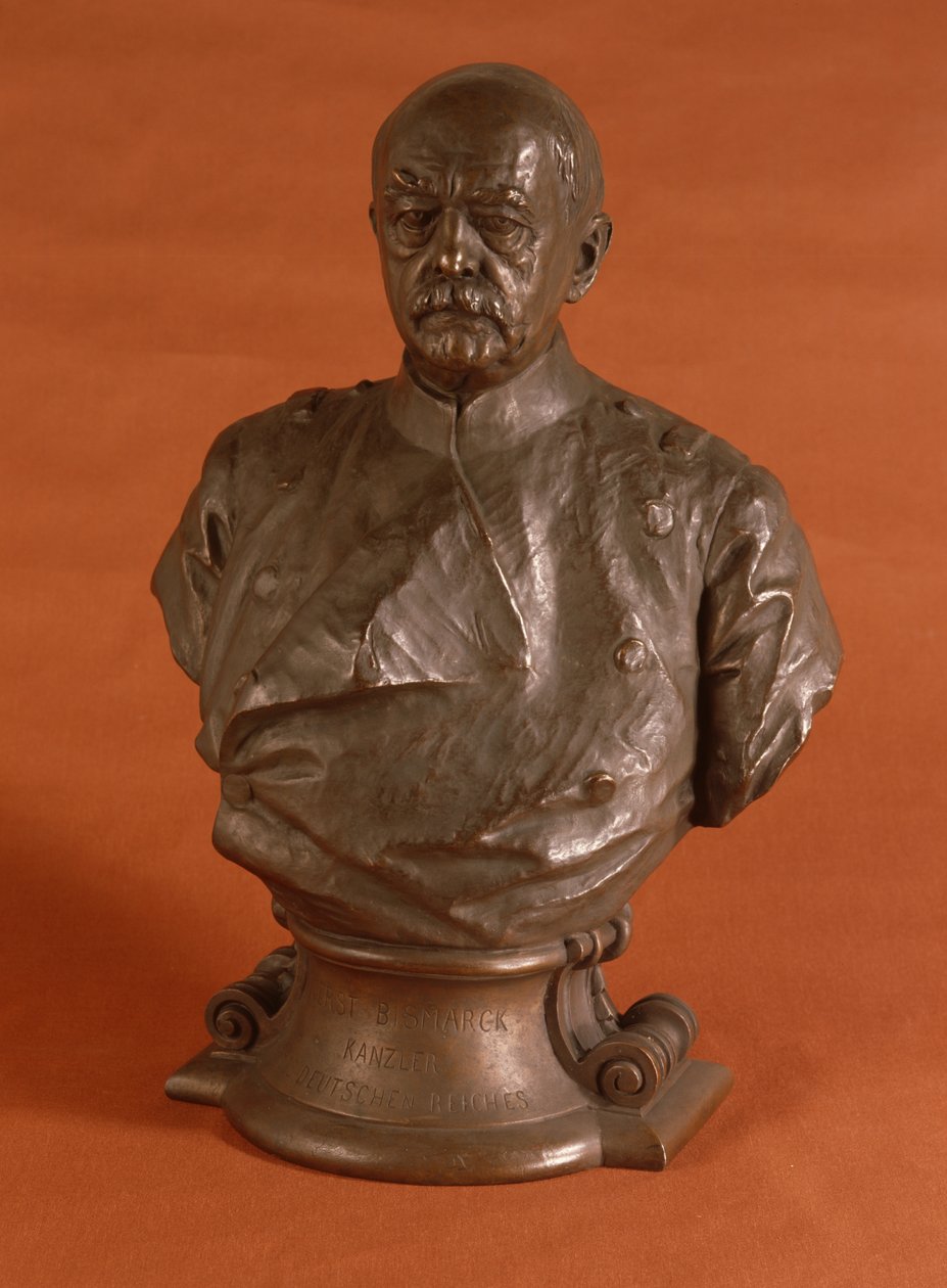 Otto von Bismarck, 1886 (bronzo) da Reinhold Begas