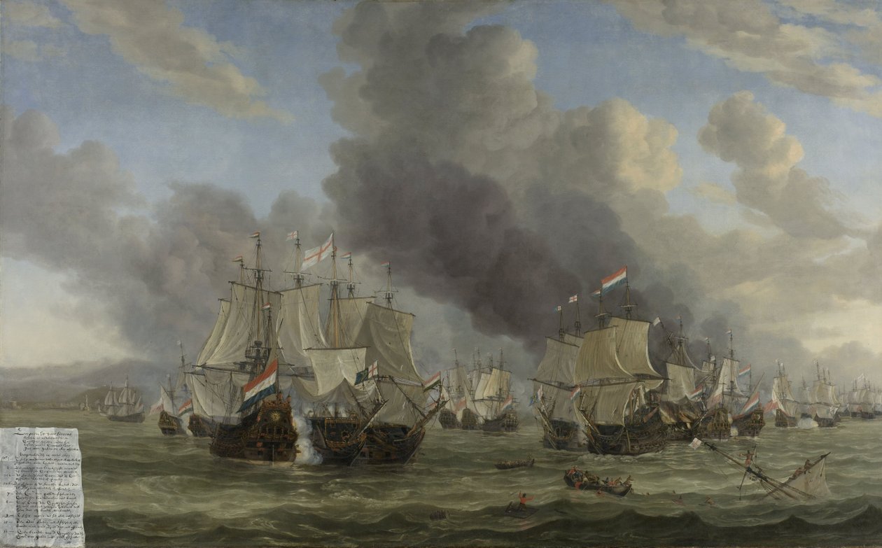 Battaglia di Livorno, 1653-64 da Reinier Zeeman