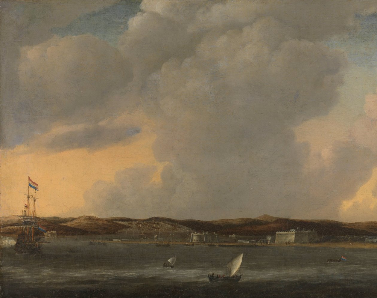 Veduta di Tunisi da Reinier Nooms (signed by artist)