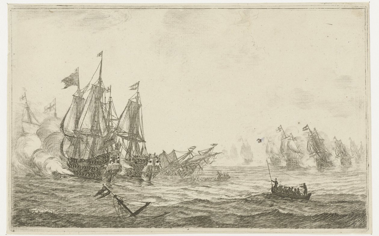 Battaglia navale da Reinier Nooms