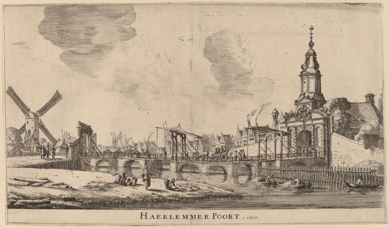 Porta di Haarlem (Haerlemmer Poort) da Reinier Nooms, called Zeeman