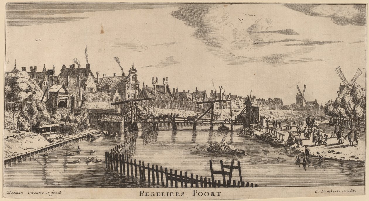 Porta dei Regolieri (Regeliers Poort) da Reinier Nooms, called Zeeman