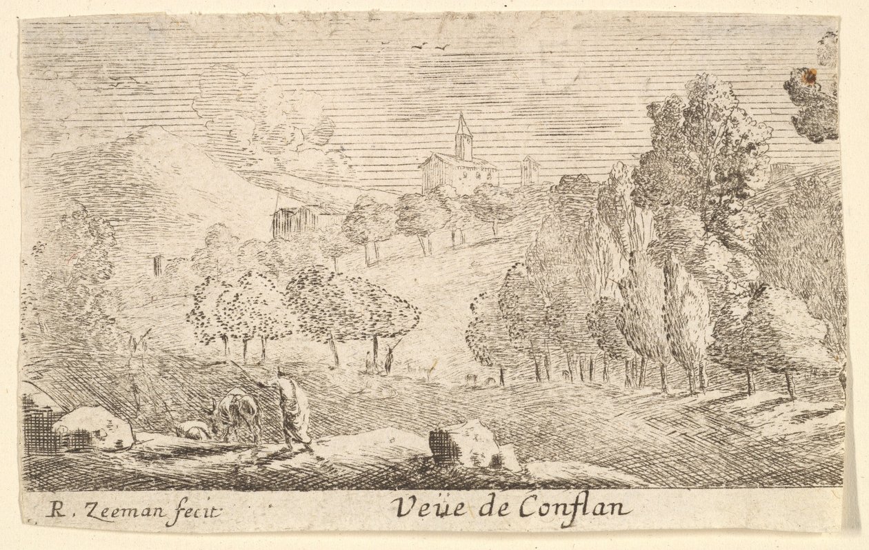 Veduta di Conflans da Reinier Zeeman