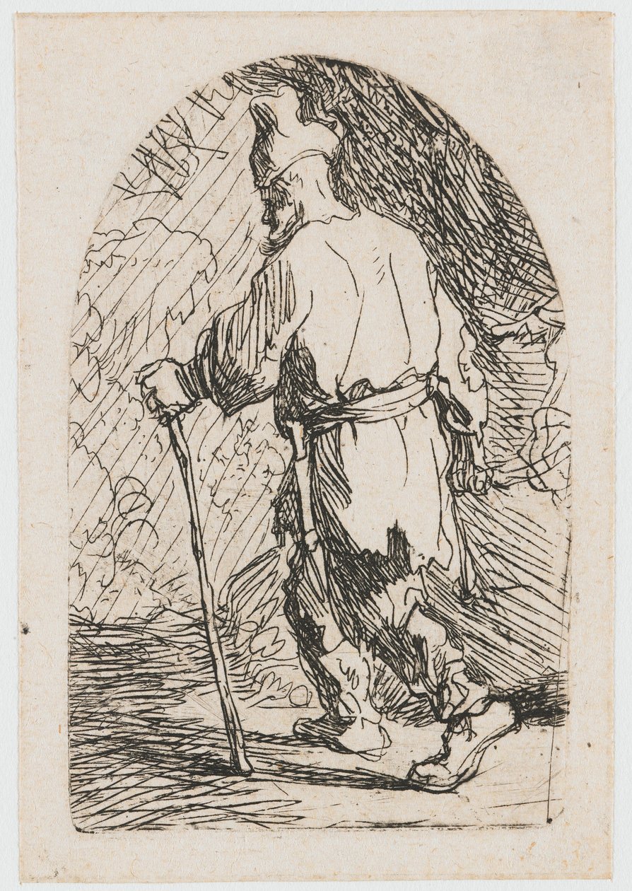 La Fuga in Egitto da Rembrandt van Rijn