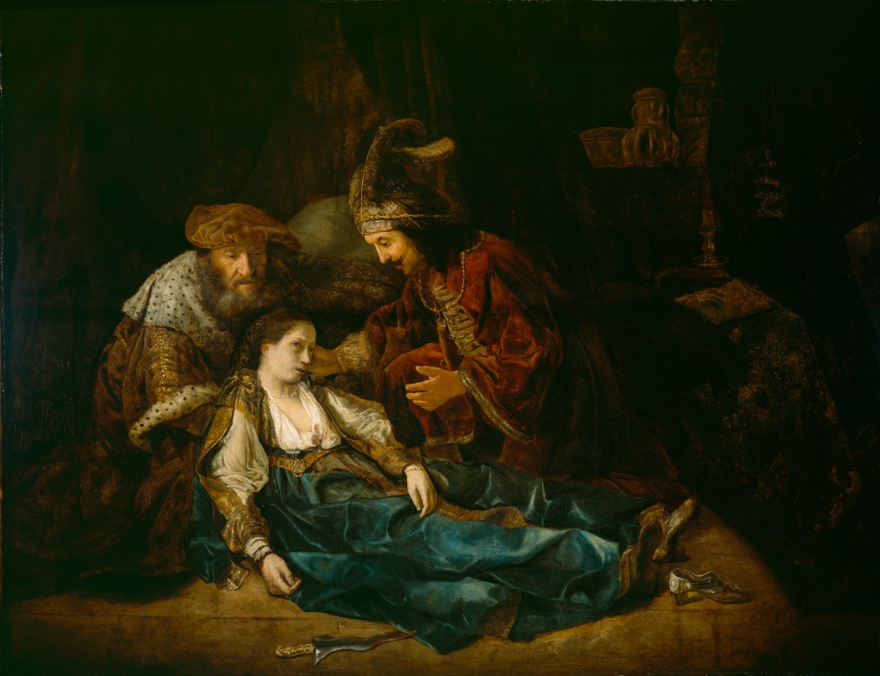 La morte di Lucrezia, metà degli anni 1640 da Rembrandt van Rijn