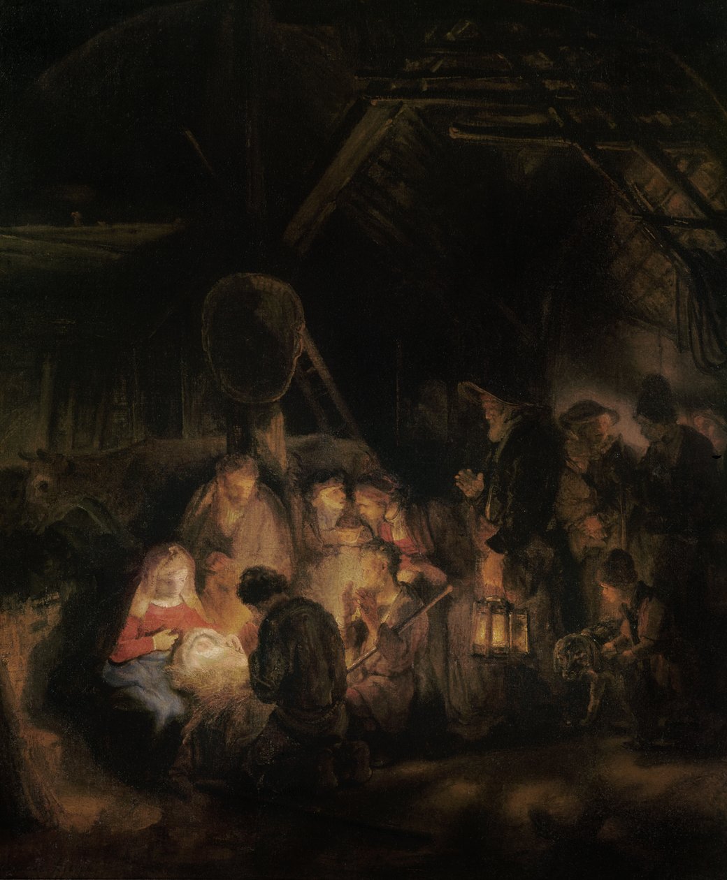 Adorazione dei pastori, 1646 da Rembrandt van Rijn