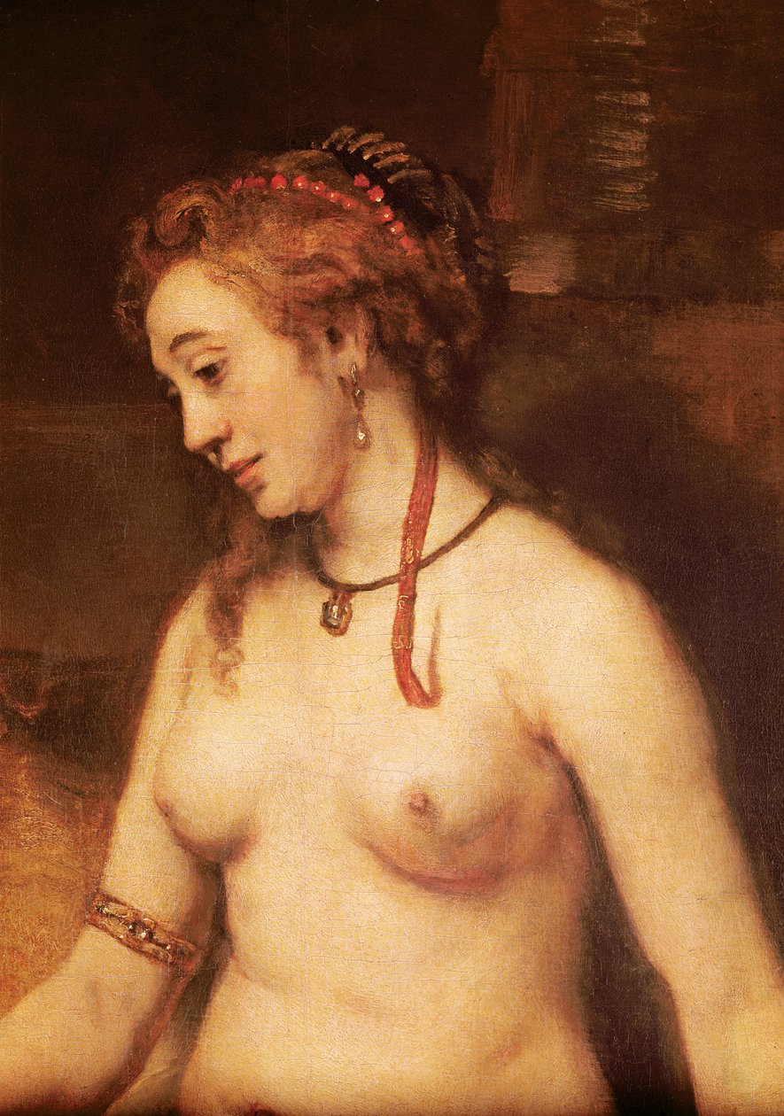 Bathsheba al bagno, 1654 (dettaglio) da Rembrandt van Rijn