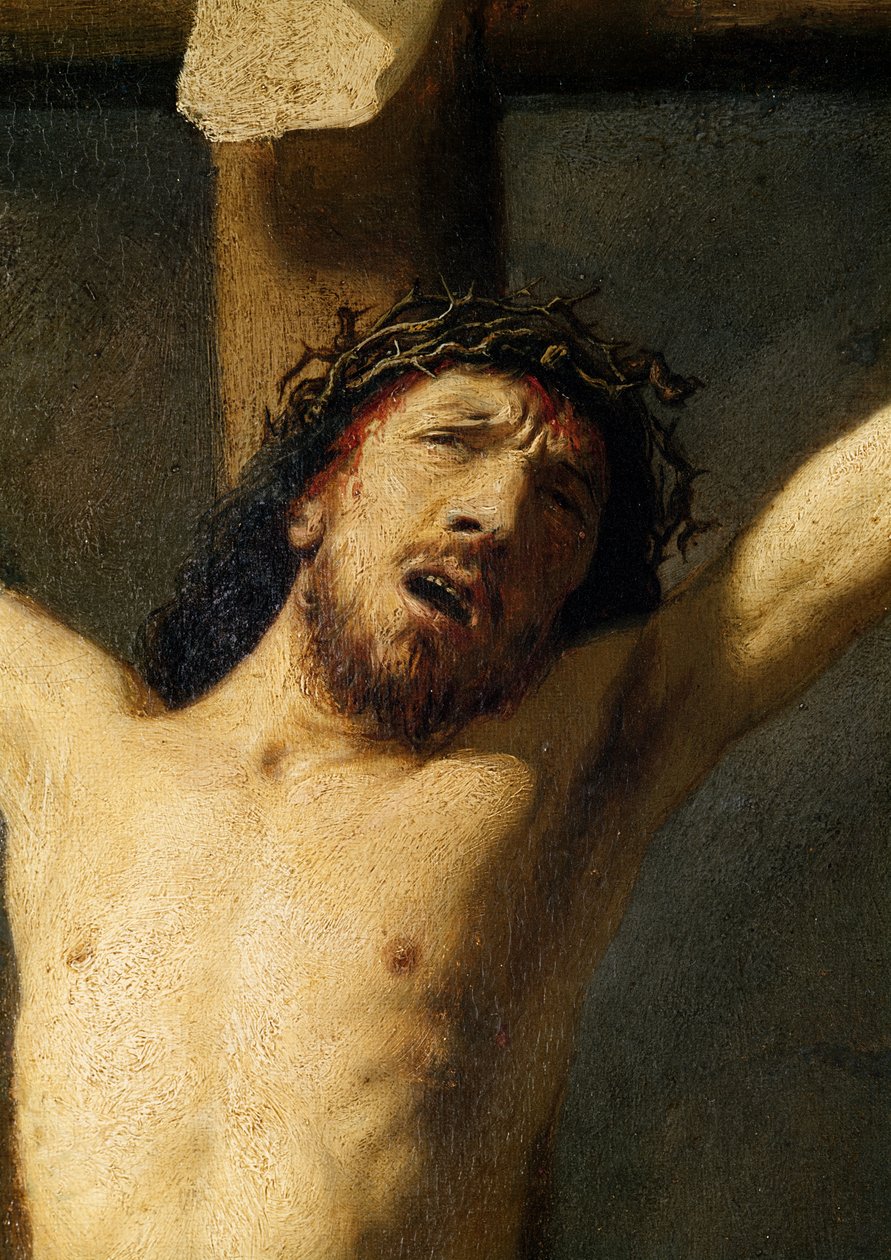 Cristo sulla croce (dettaglio) da Rembrandt van Rijn