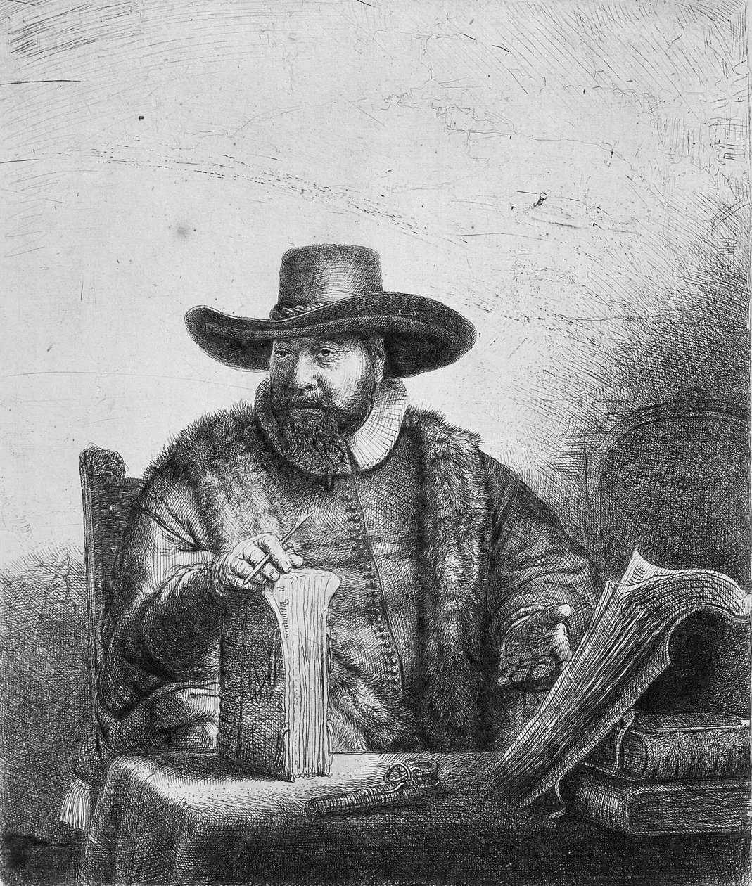 Cornelius Claesz Anslo, 1640 da Rembrandt van Rijn
