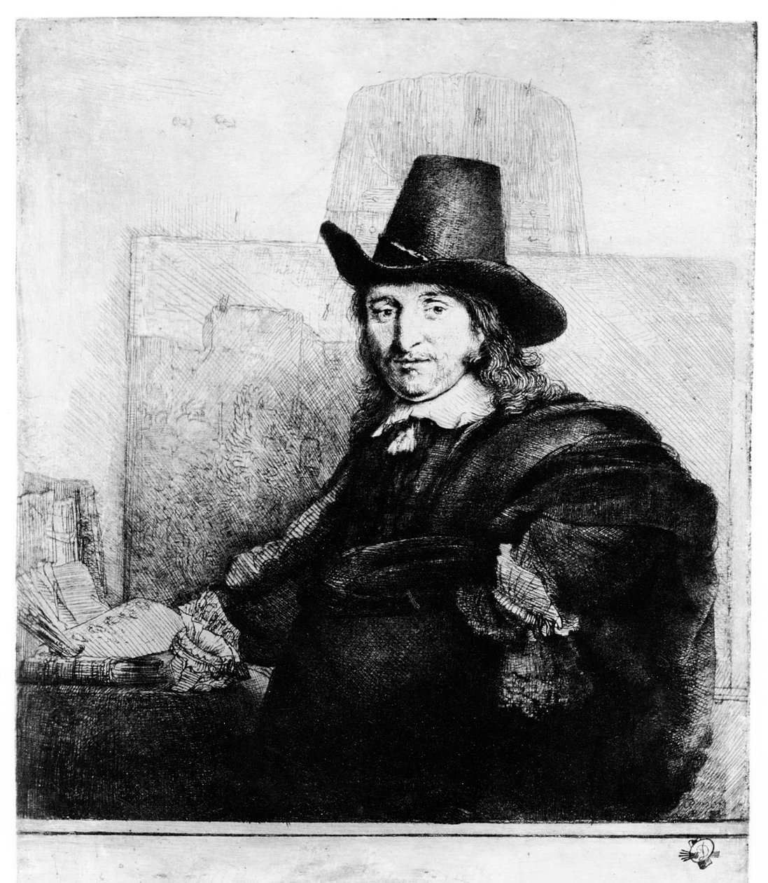 Jan Asselyn, c.1647 da Rembrandt van Rijn