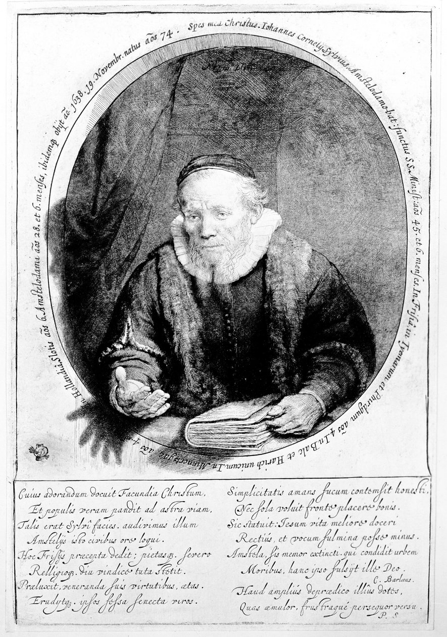 Jan Cornelisz Sylvius, 1646 da Rembrandt van Rijn