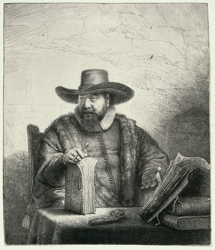 Ritratto di Cornelis Claesz. Anslo da Rembrandt van Rijn
