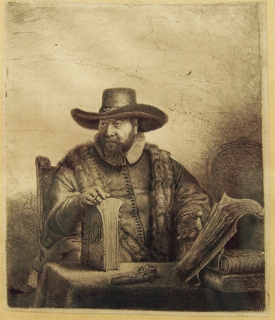 Ritratto di Cornelis Claesz Anslo da Rembrandt van Rijn