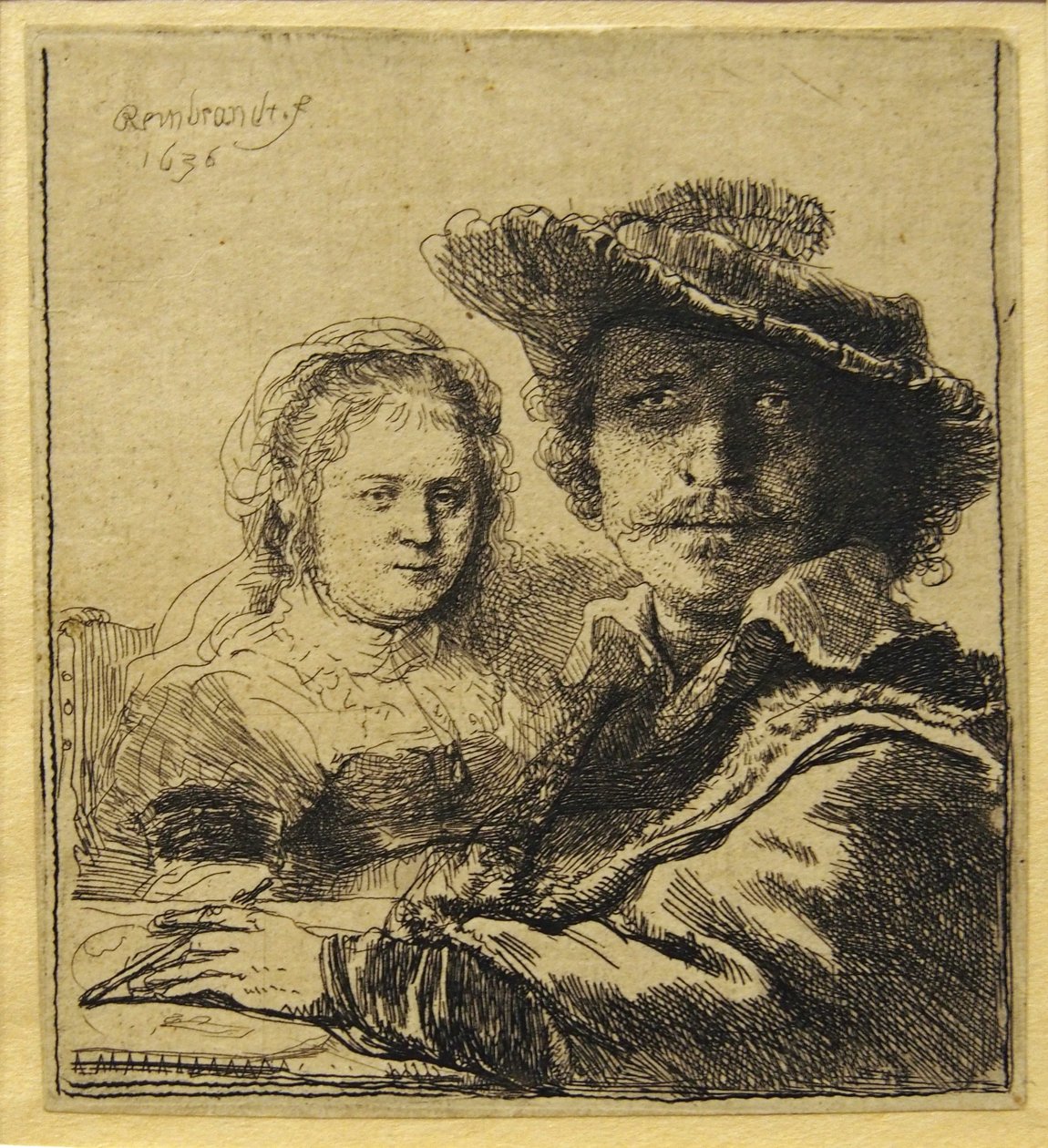 Autoritratto con Saskia da Rembrandt van Rijn