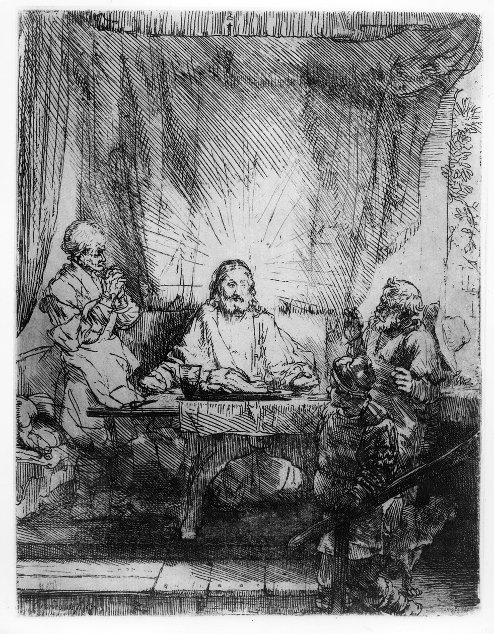 Cena in Emmaus, 1654 da Rembrandt van Rijn