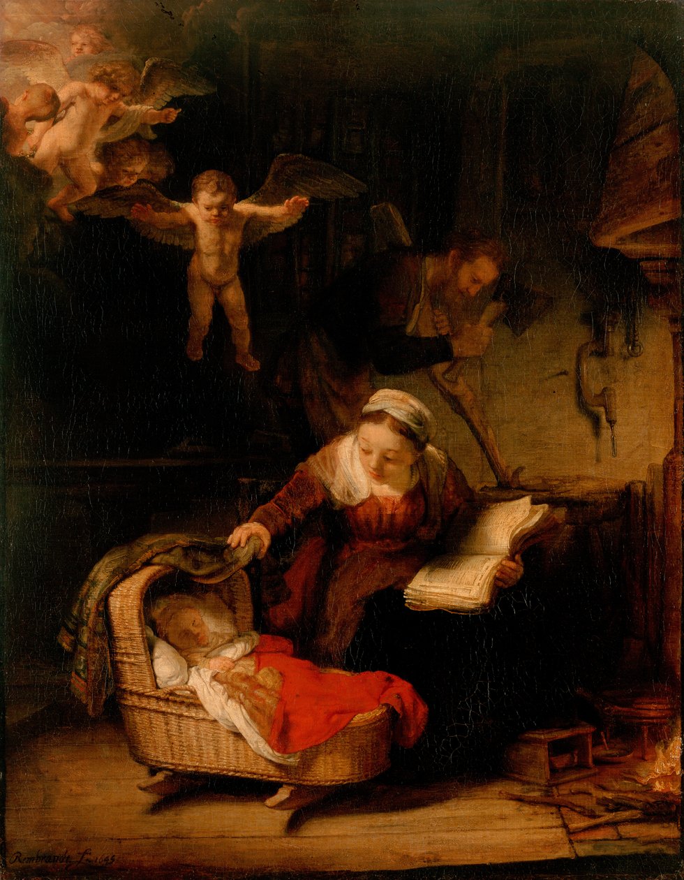 La Sacra Famiglia da Rembrandt van Rijn