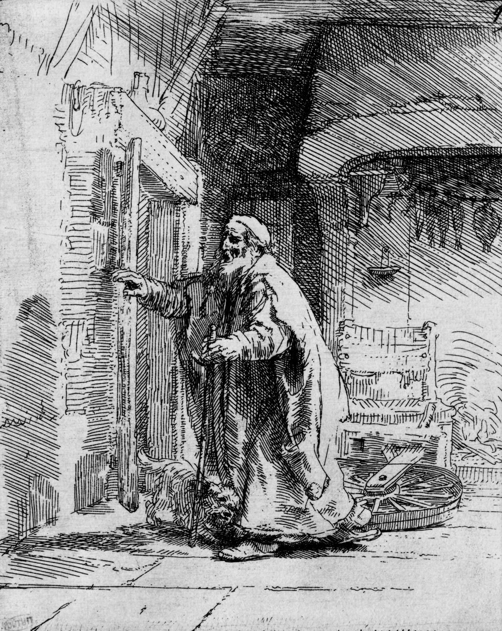 Il cieco Tobia, 1651 da Rembrandt van Rijn