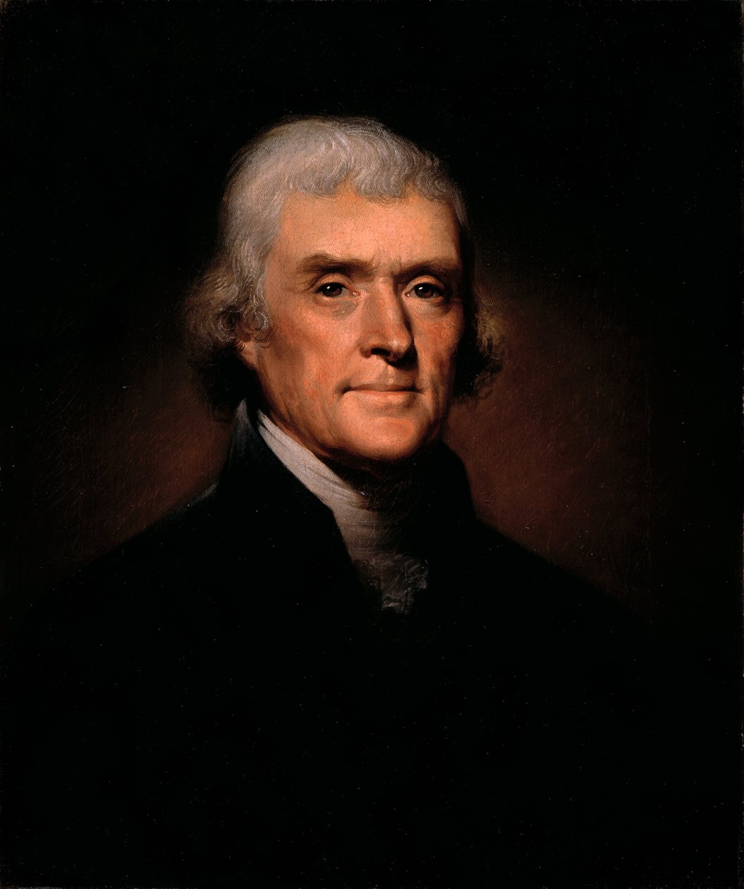 Thomas Jefferson da Rembrandt Peale