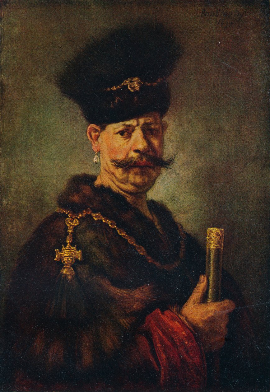 Un nobile polacco, 1637 da Rembrandt van Rijn