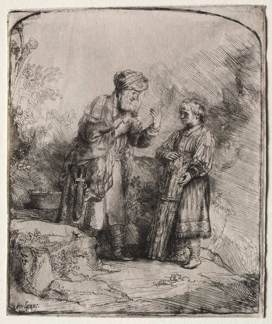 Abramo e Isacco da Rembrandt van Rijn