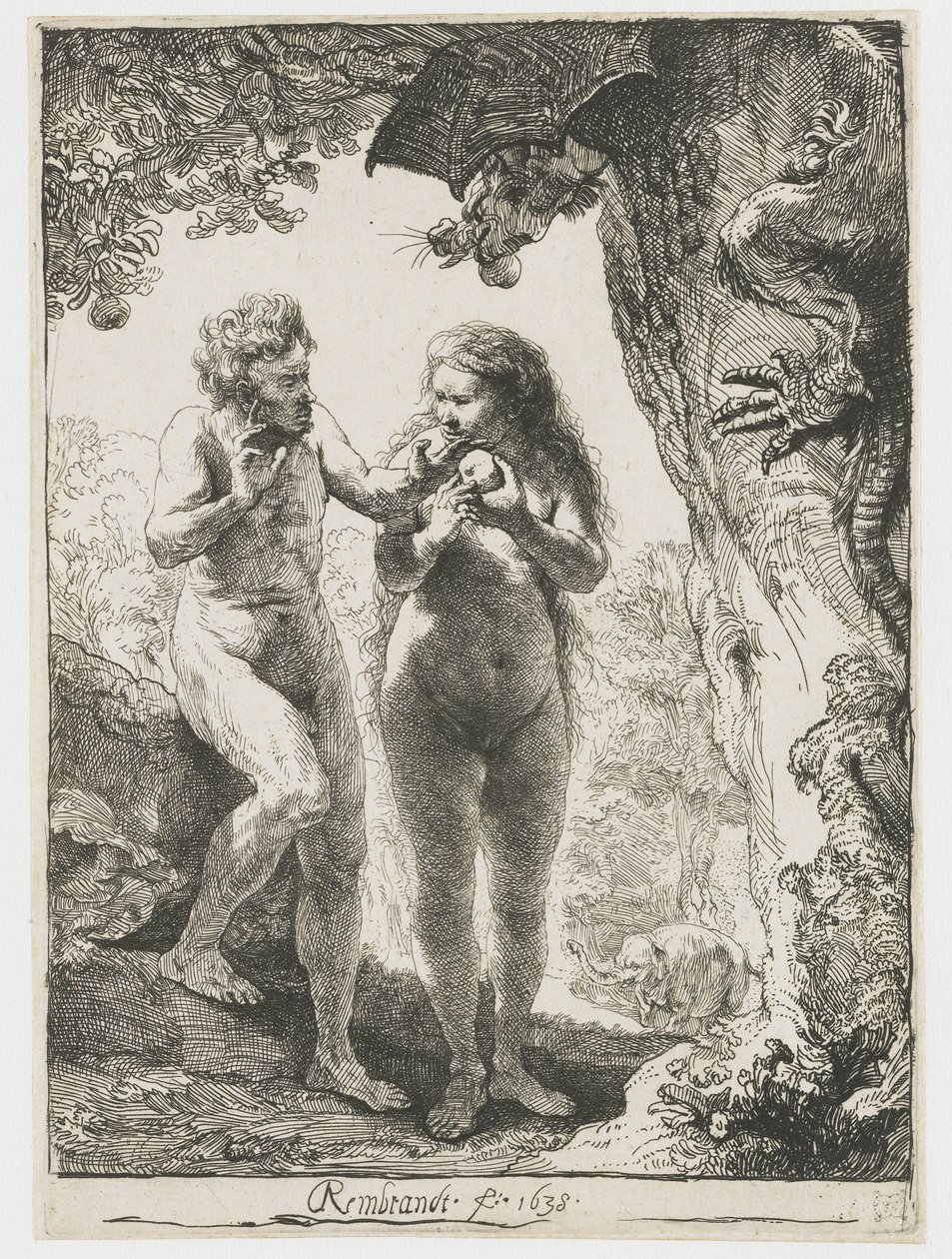 Adamo ed Eva da Rembrandt van Rijn