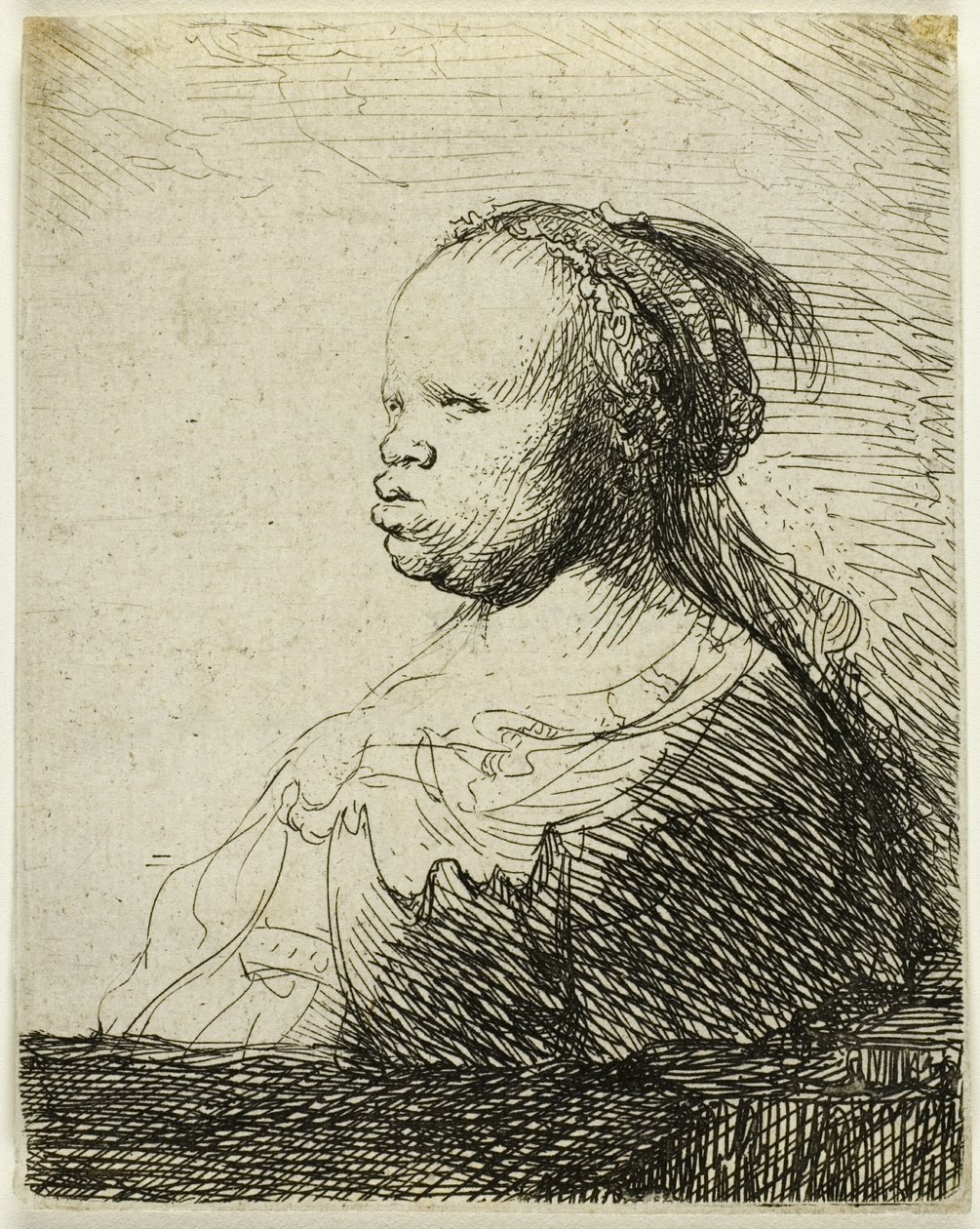Una donna africana da Rembrandt van Rijn