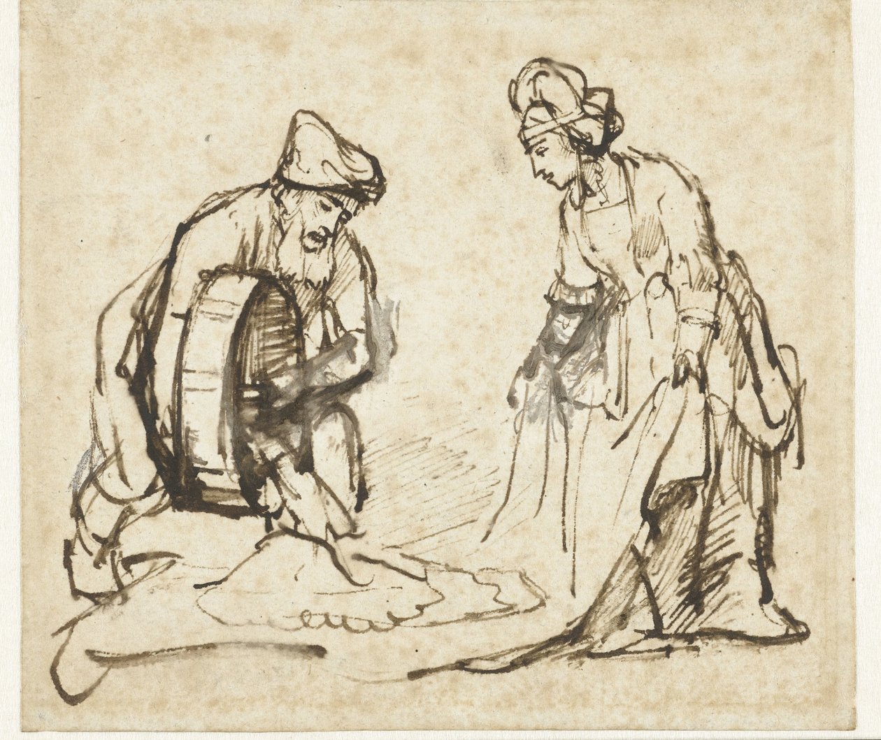 Boaz e Ruth da Rembrandt van Rijn