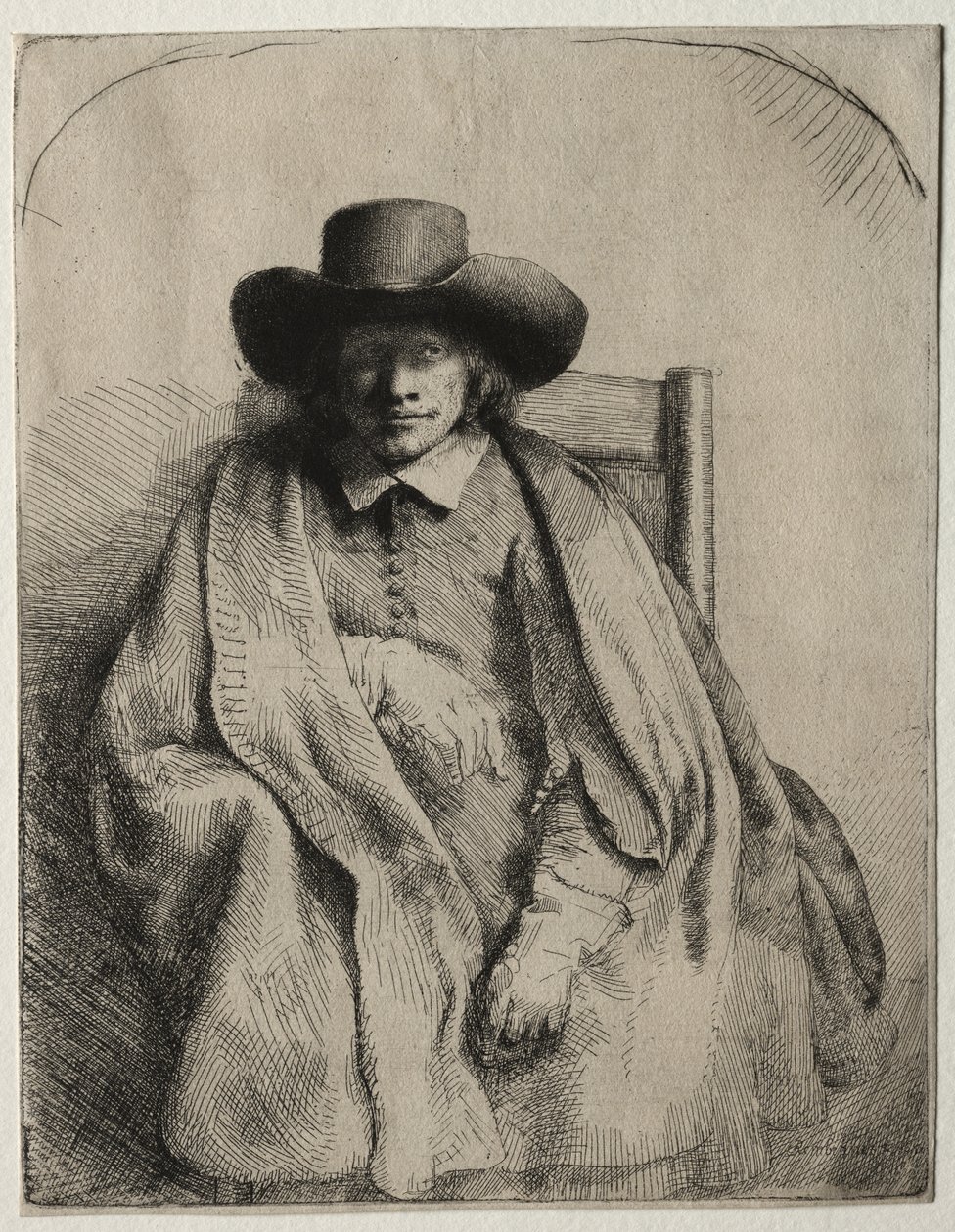 Clement de Jonghe, venditore di stampe da Rembrandt van Rijn