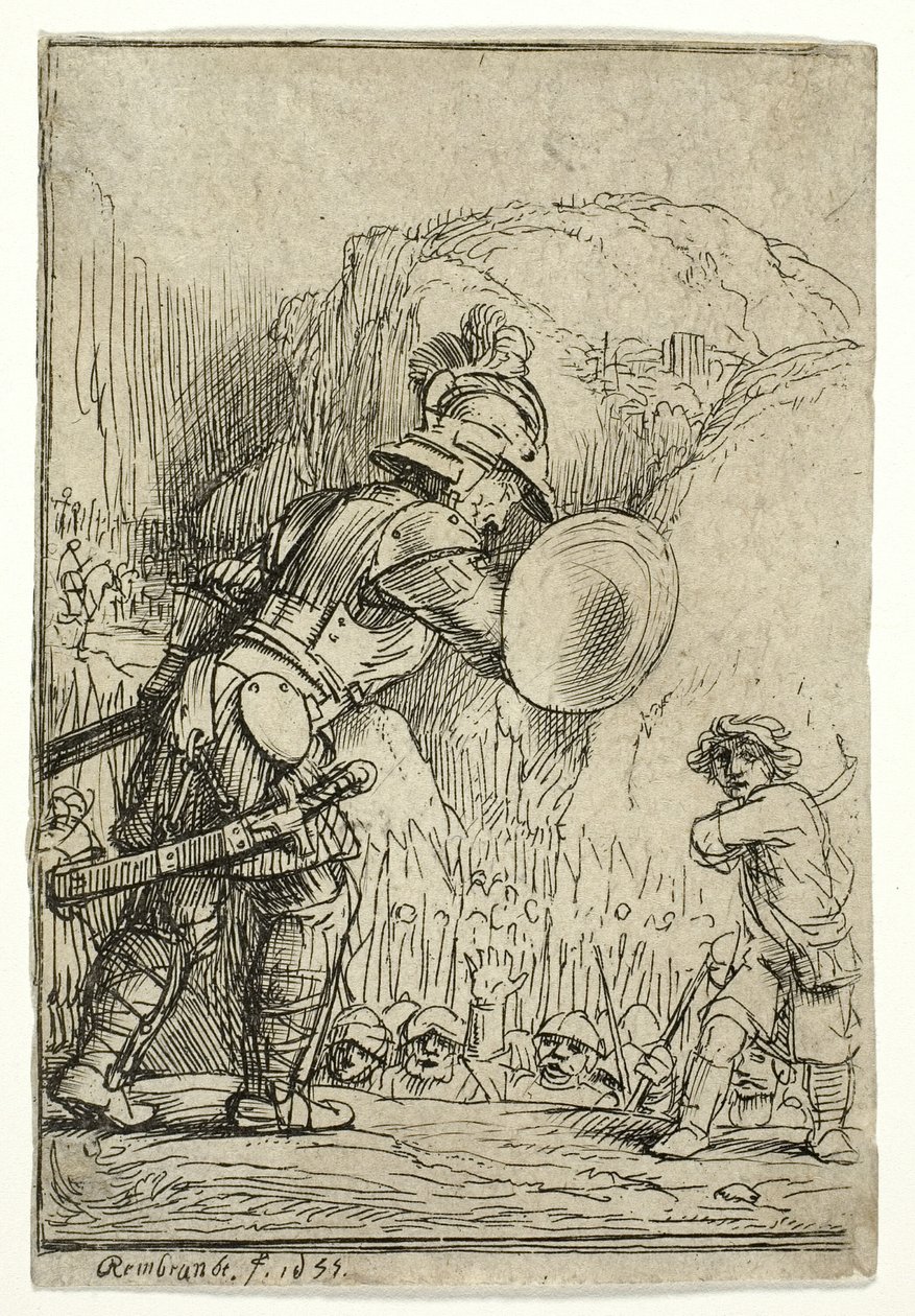 Davide e Golia da Rembrandt van Rijn