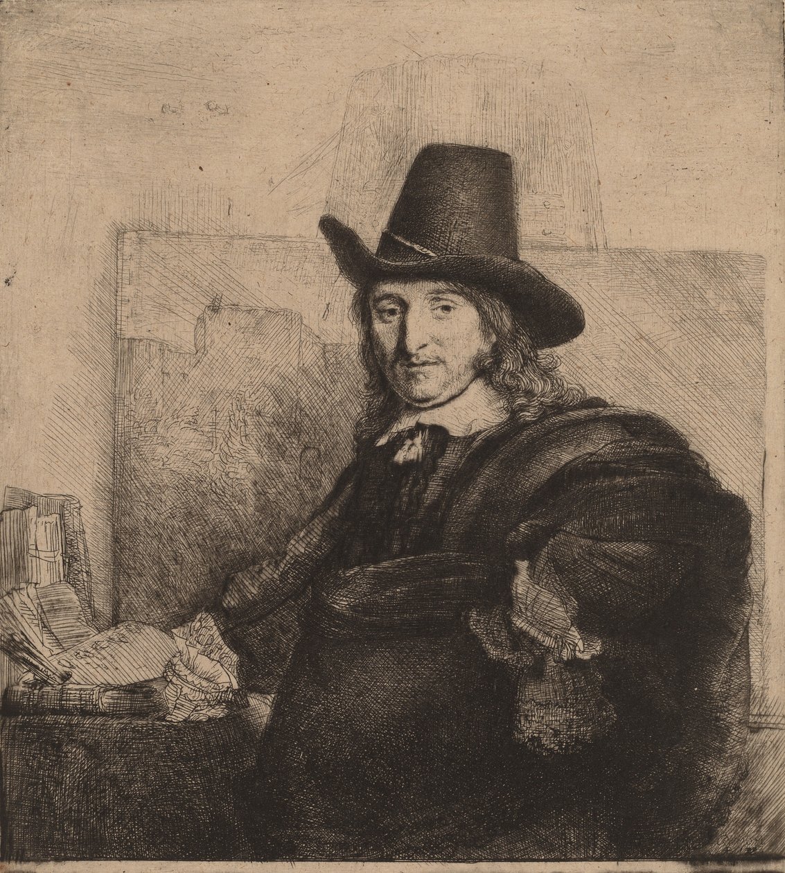 Jan Asselijn, c. 1647 da Rembrandt van Rijn