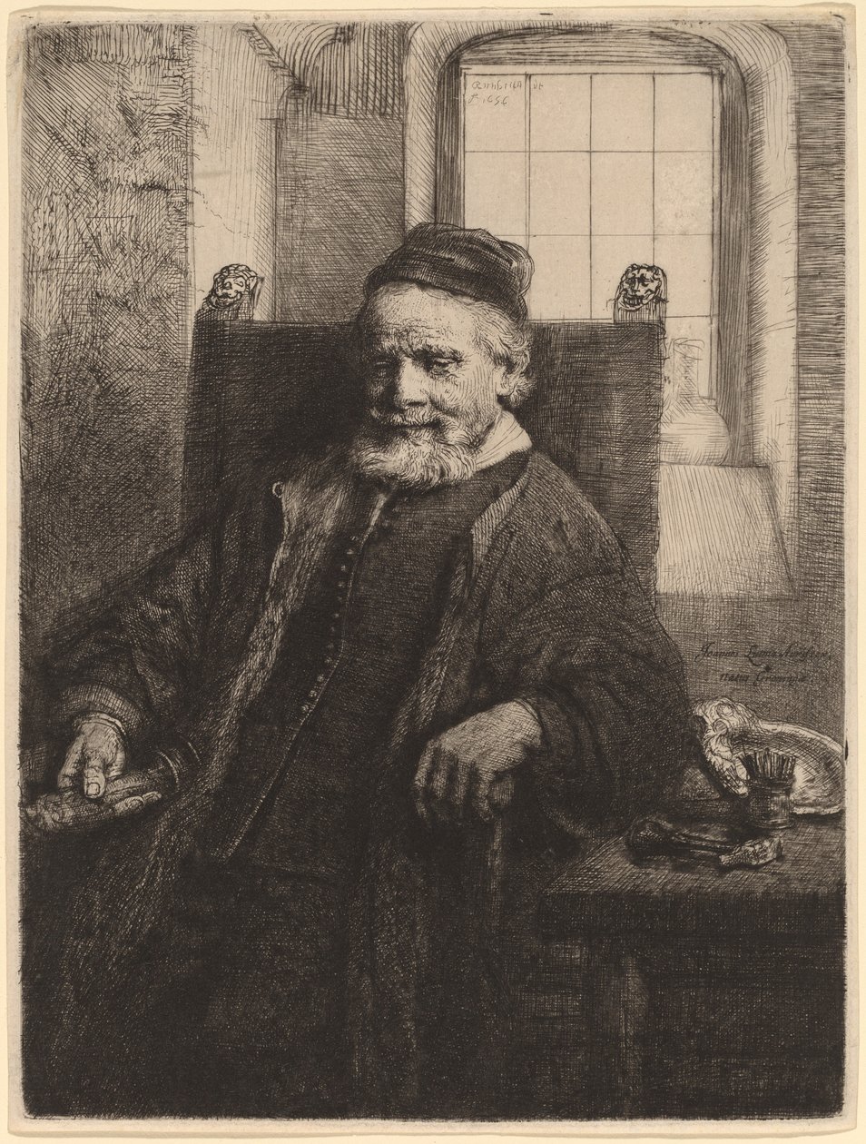 Jan Lutma da Rembrandt van Rijn