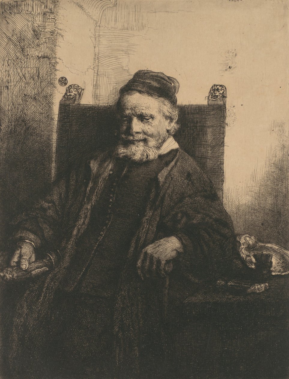Jan Lutma da Rembrandt van Rijn