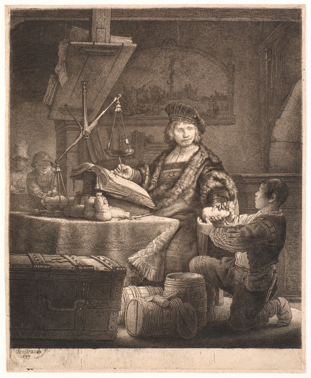 Jan Uytenbogaert, "Il pesatore d