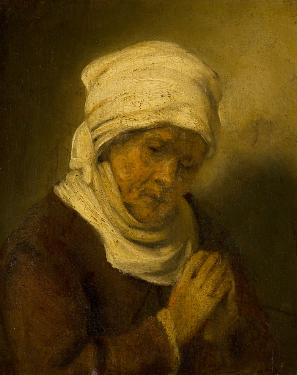 Donna che prega da Rembrandt van Rijn