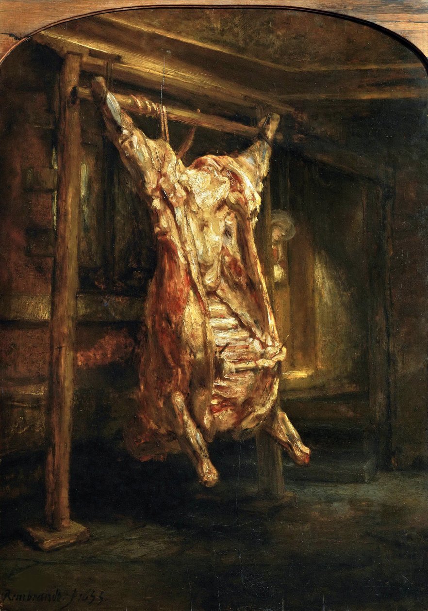 Bue macellato, 1655 da Rembrandt van Rijn