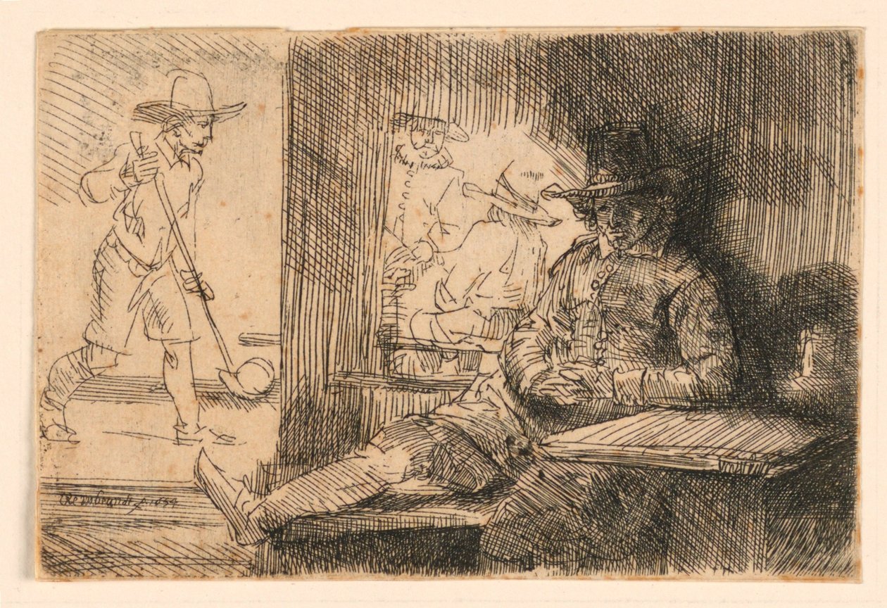 Il Giocatore di Golf da Rembrandt van Rijn