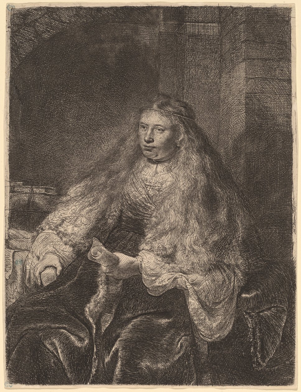 La grande sposa ebrea da Rembrandt van Rijn
