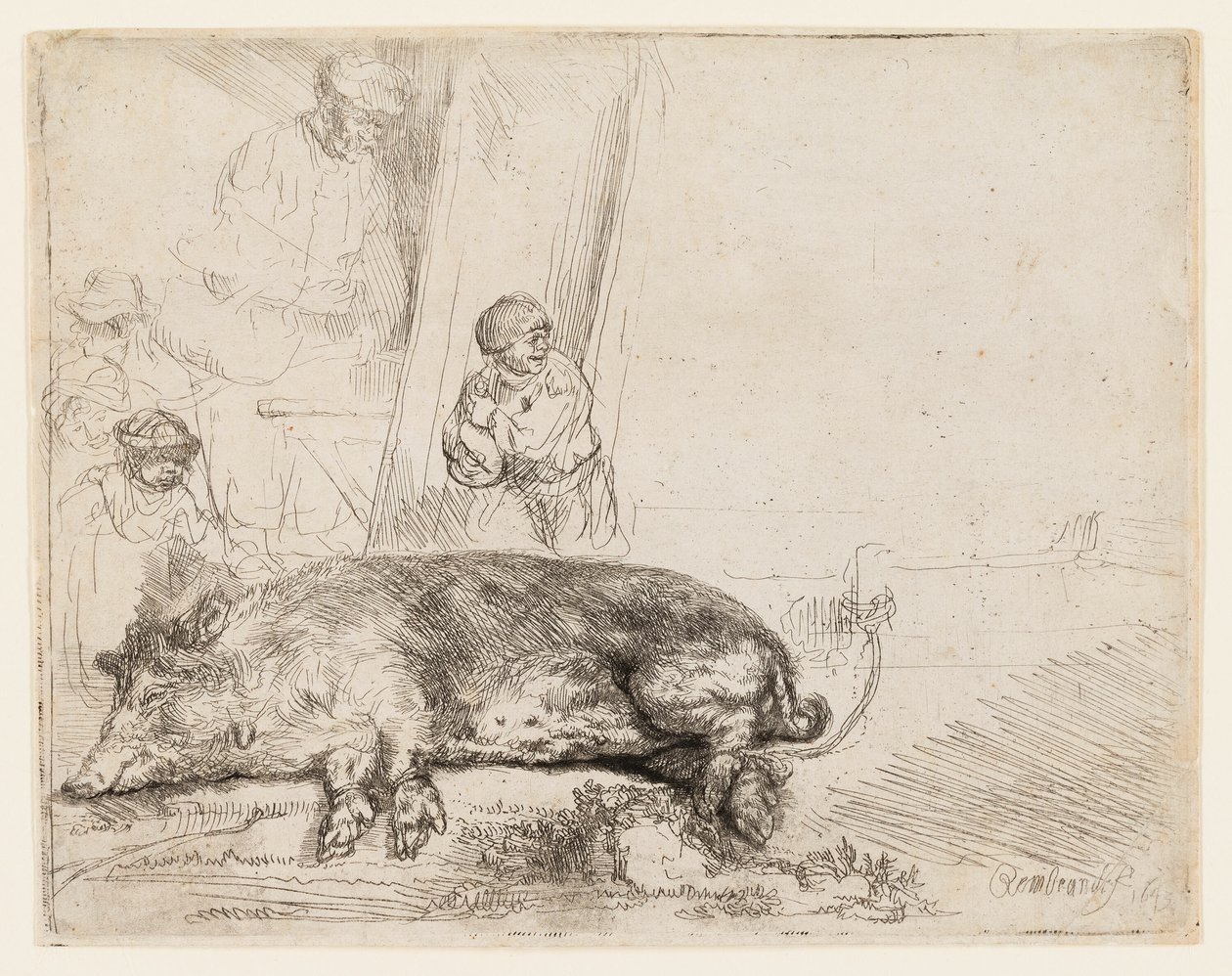 Il maiale da Rembrandt van Rijn